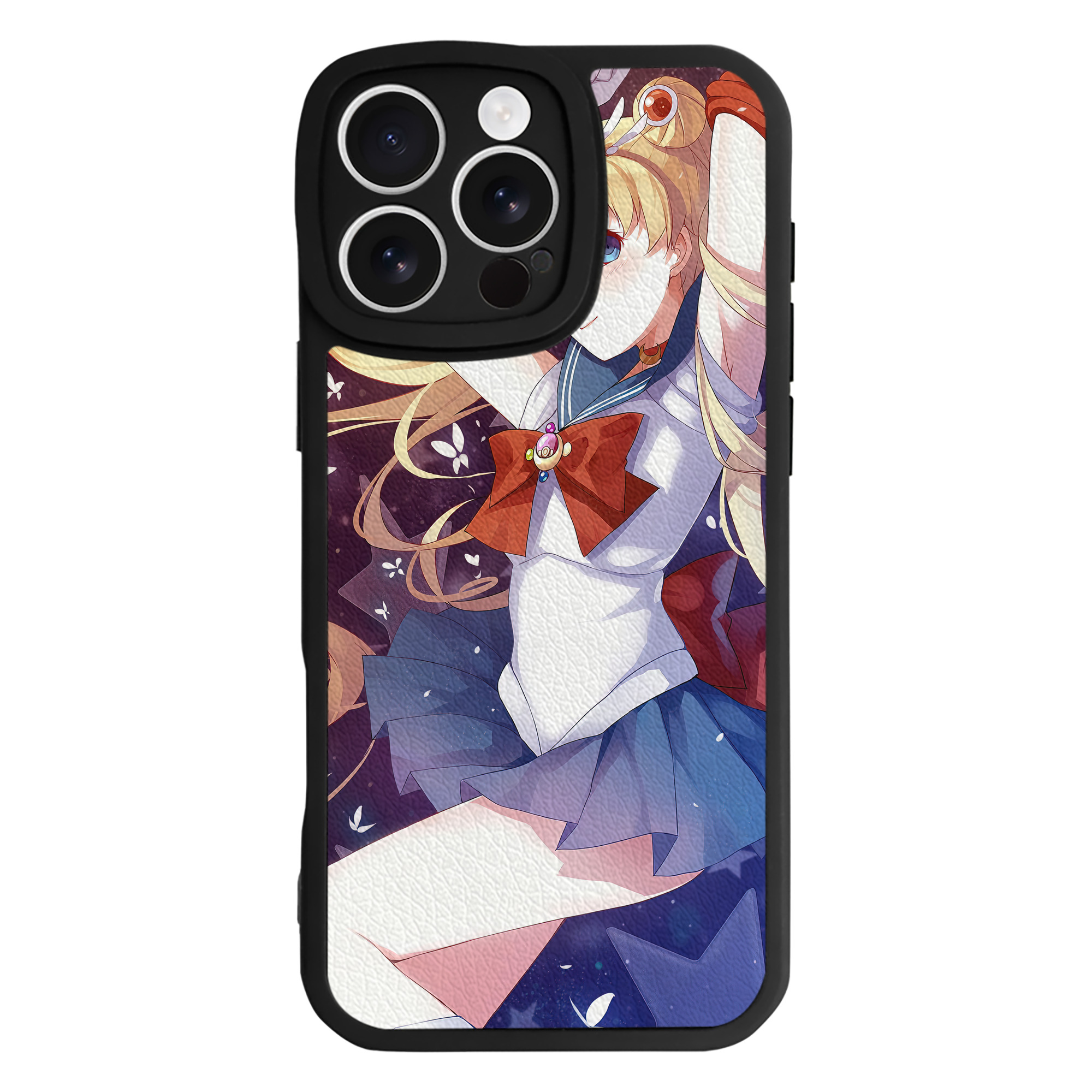 （画像用） 美少女戦士セーラームーン Sailor Moon 【iPhone 16シリーズ対応】シリコンスマホケース（レザー調） 材質：シリコン